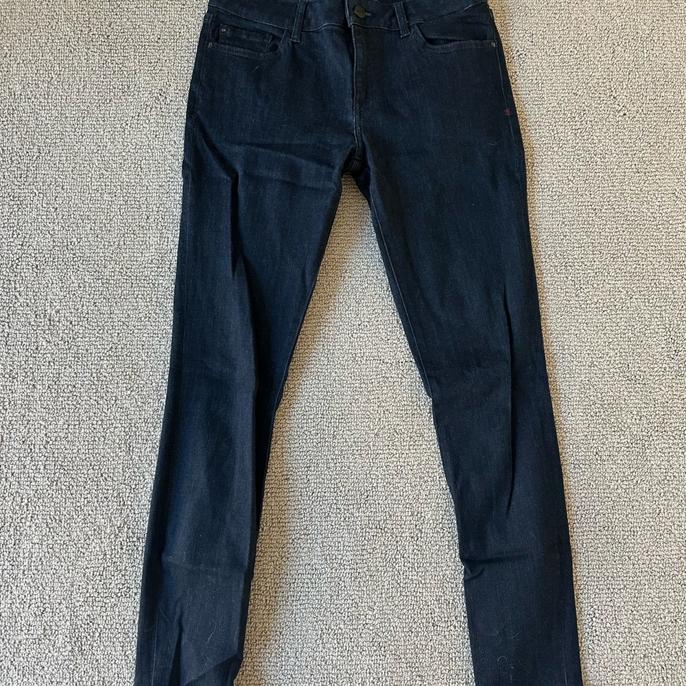 Warp + Weft Women's Dark Wash JFK Skinny Jeans